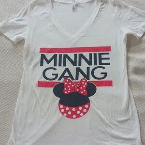 Disney's Minnie Gang white Women's XL  t-shirt